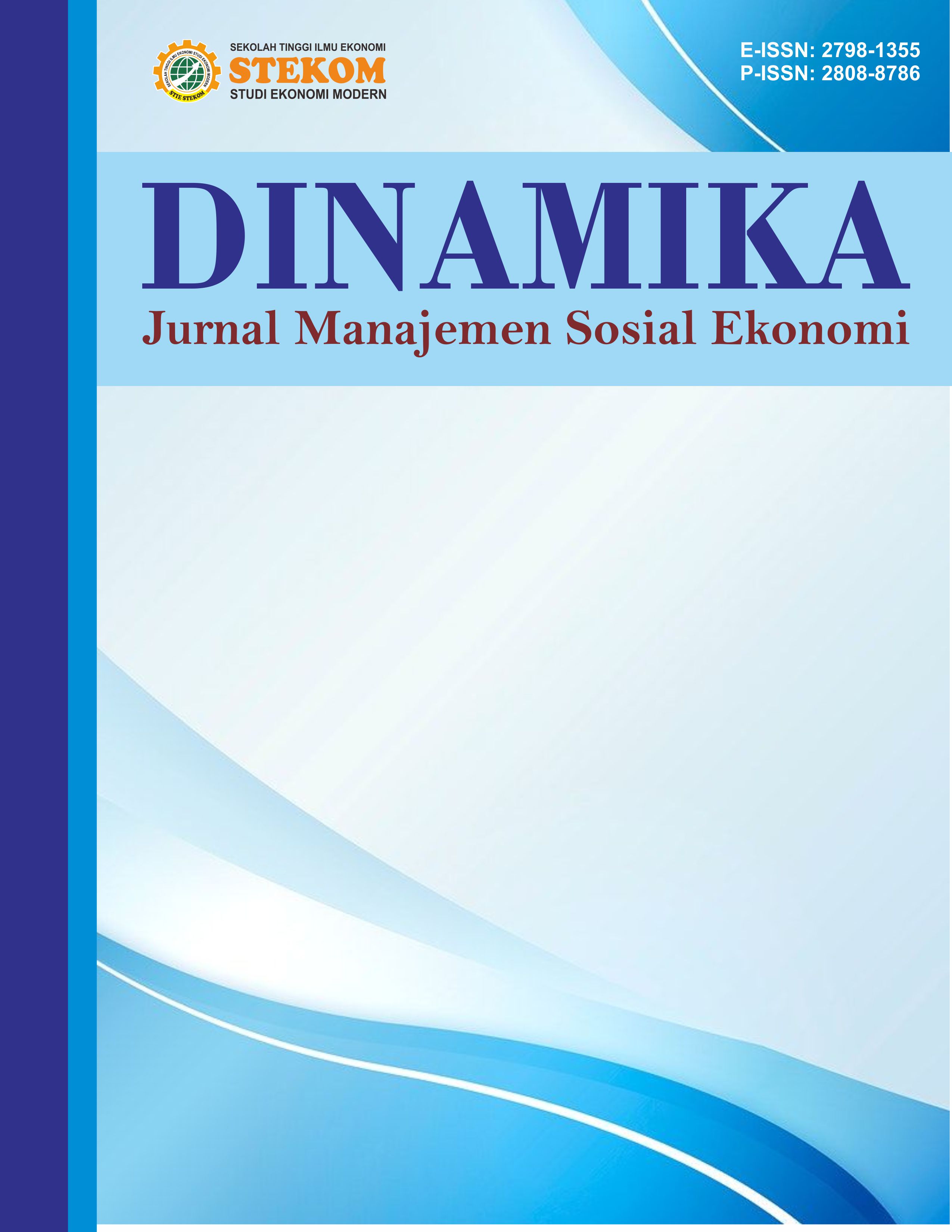 					View Vol. 6 No. 1 (2026): DINAMIKA : Jurnal Manajemen Sosial Ekonomi
				